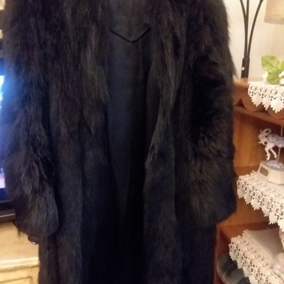 Price drop!!! velvety black fur coat! - Picture 5 of 10